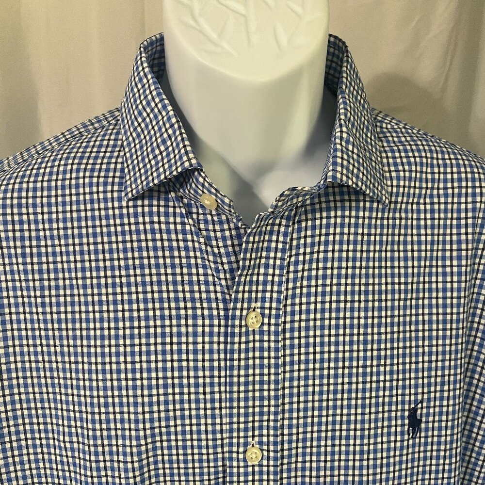 ⛳ Polo Ralph Lauren Men’s Performance Golf Polo Shirt White Blue L Mint 🐎